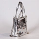 women's silver shoulder bags